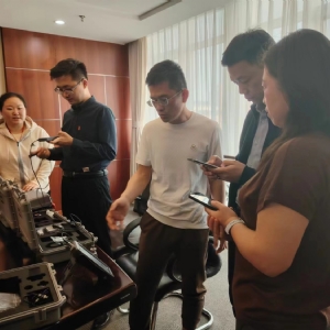 科電公司董事長竇銳鋒一行赴中國測繪學(xué)會地下管線委員會考察交流
